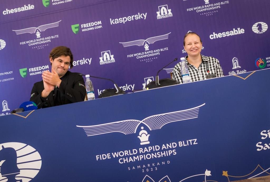 Карлсен и Гунина – чемпионы мира по блицу 2023 года