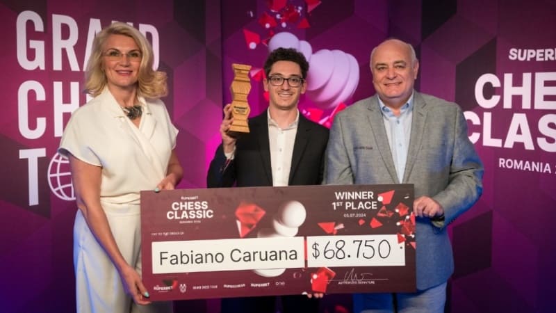 Фабиано Каруана выиграл Superbet Chess Classic Romania в Бухаресте