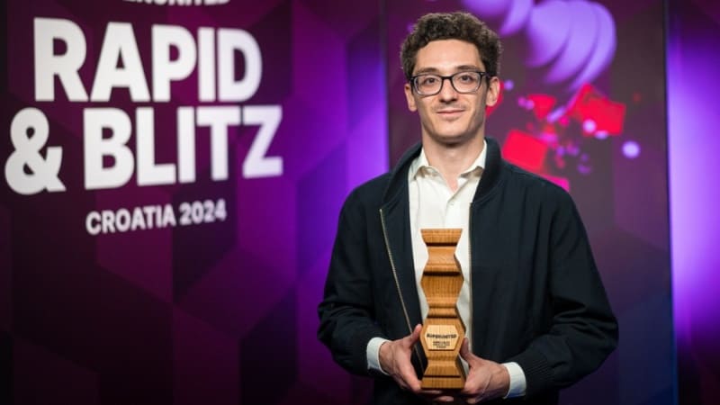 Fabiano Caruana Фабиано Каруана 2024 SuperUnited Rapid & Blitz Croatia