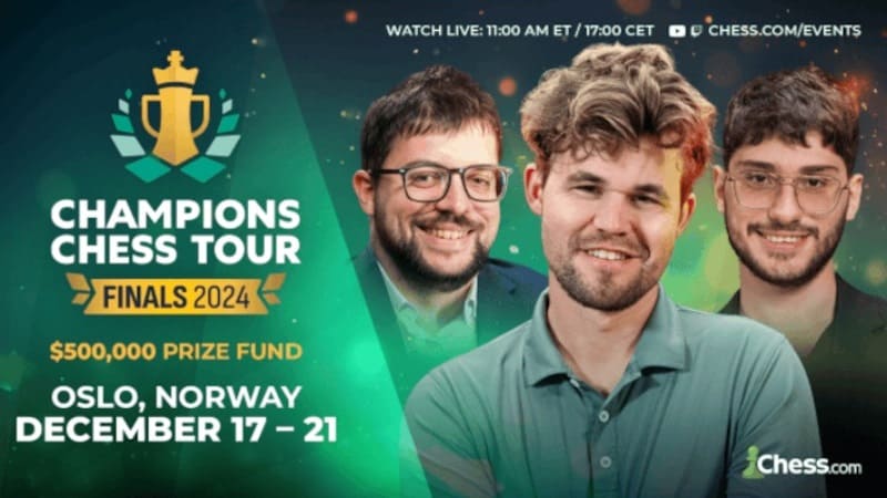 Финал Champions Chess Tour 2024 стартует в Осло