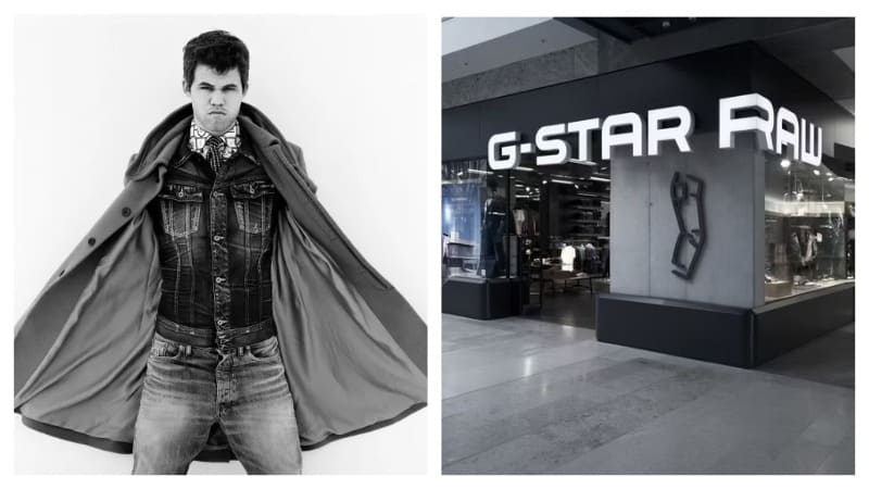 Магнус Карлсен джинсы Magnus Carlsen jeans G-STAR Raw