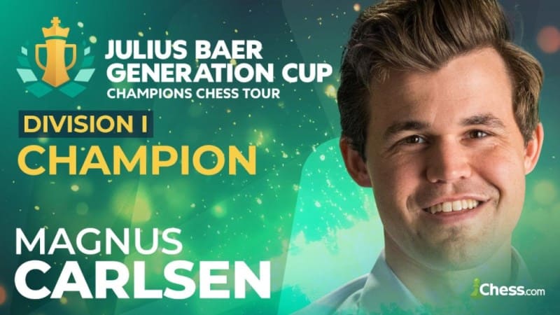 Магнус Карлсен Magnus Carlsen Julius Baer Generation Cup