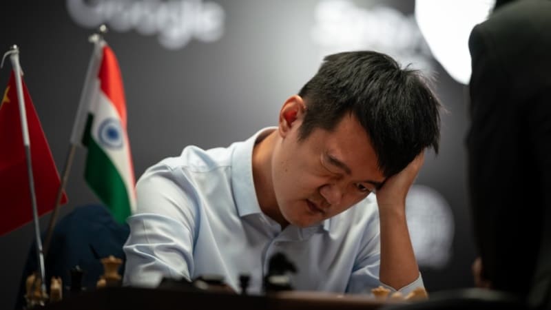 Ding Liren Дин Лижэнь Чемпионат мира по шахматам 2024 FIDE World Champ