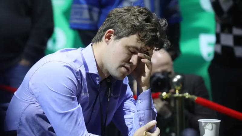 Магнус Карлсен Magnus Carlsen Чемпионат мира шахматы рапид блиц джинсы