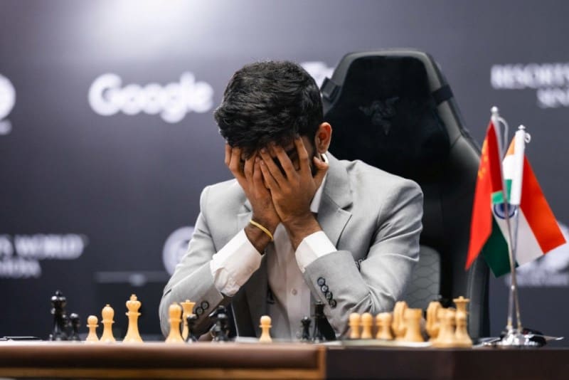 Гукеш чемпионат мира по шахматам 2024 Gukesh D World Chess Championshi