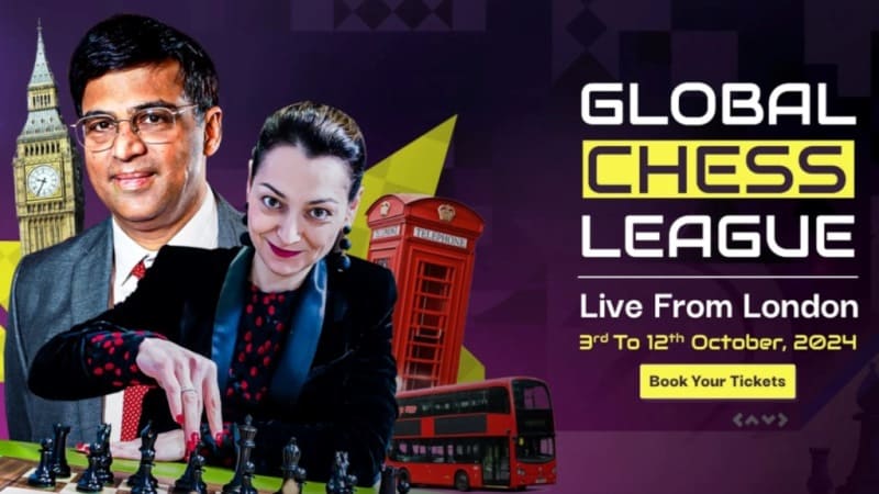 Глобальная шахматная лига Global Chess League TechM GCL Лондон шахматы